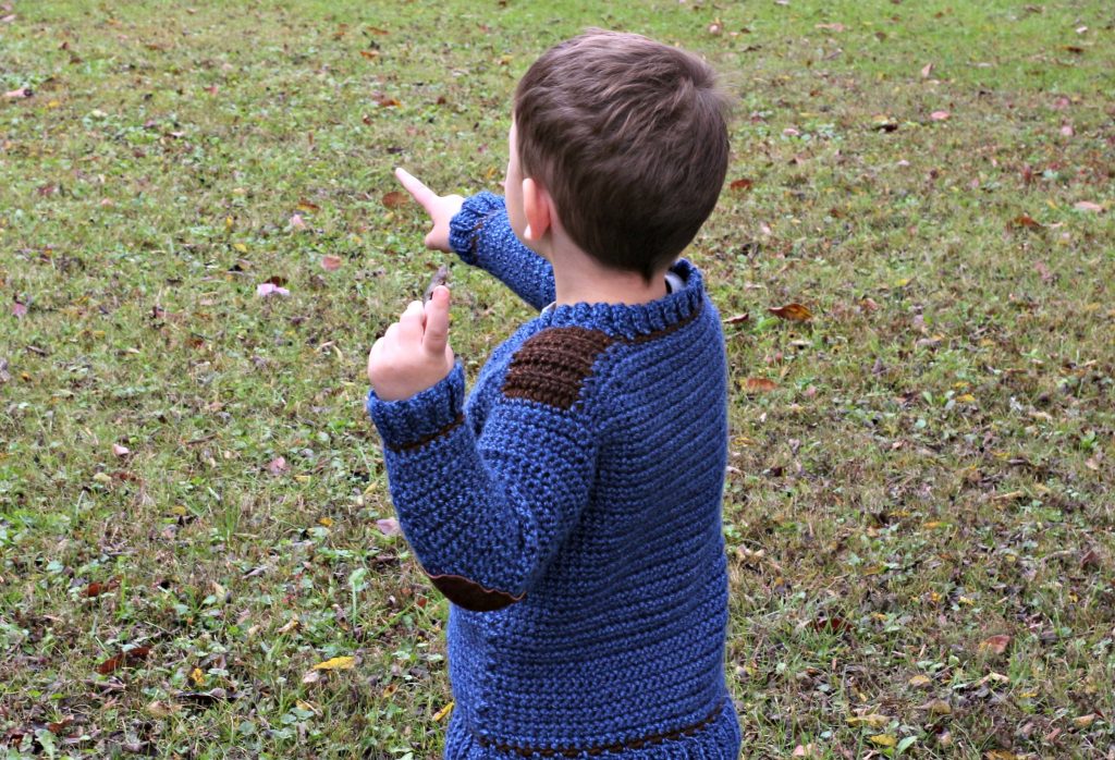 Kid's Saddle Shoulder Sweater