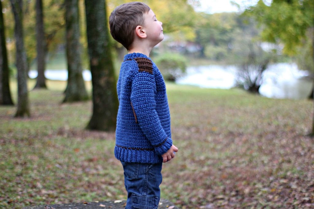 Kid's Saddle Shoulder Sweater