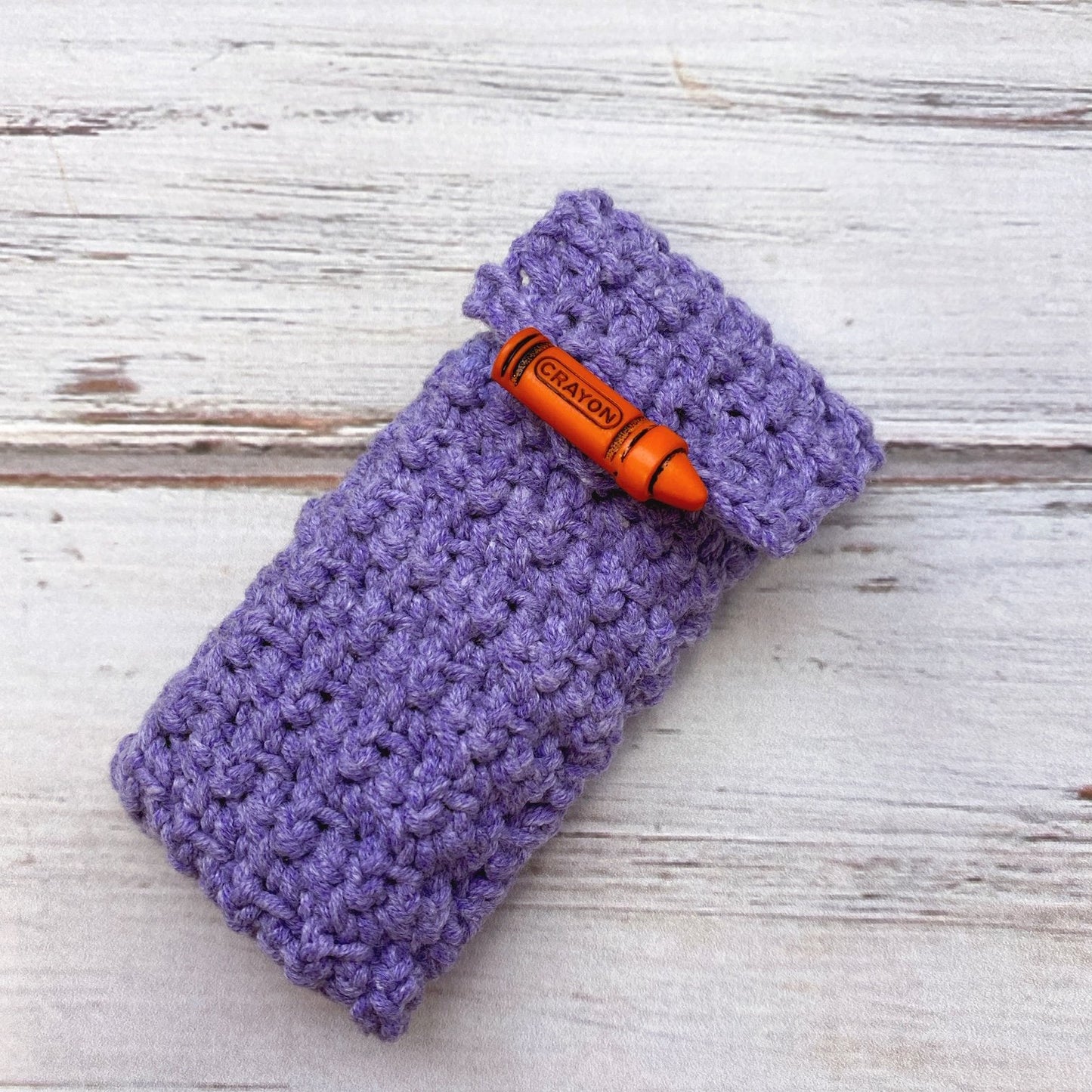 Crochet Crayon Holder