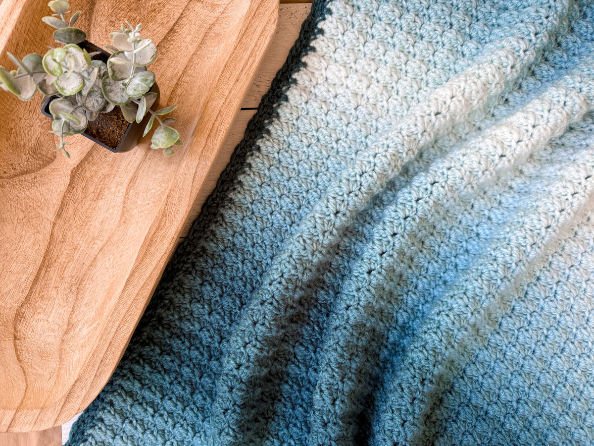 Sedge Stitch Crochet Blanket
