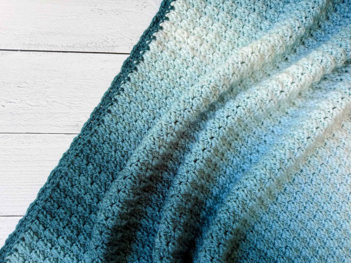 Sedge Stitch Crochet Blanket
