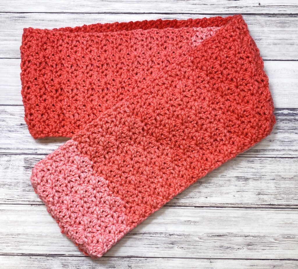 Easy Shell Stitch Scarf