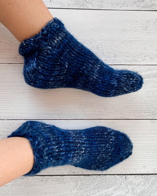 Super Bulky Knit Socks