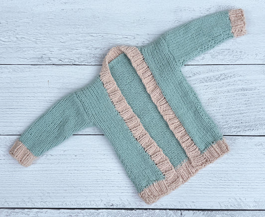 Simple Knit Baby Cardigan