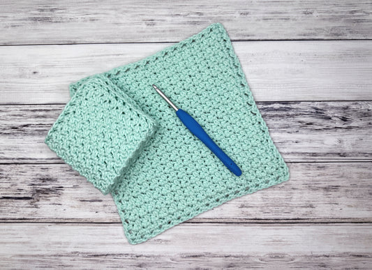 Simple Textured Crochet Dishcloth