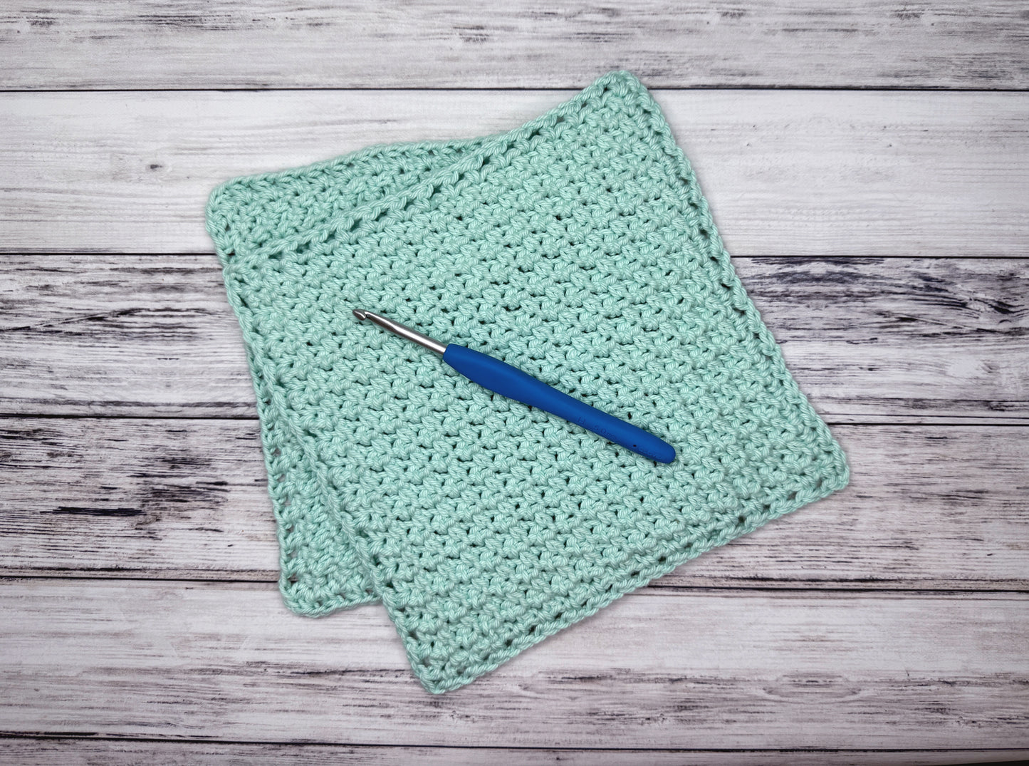 Simple Textured Crochet Dishcloth