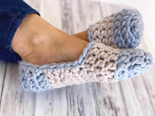Super Bulky Crochet Slipper Socks