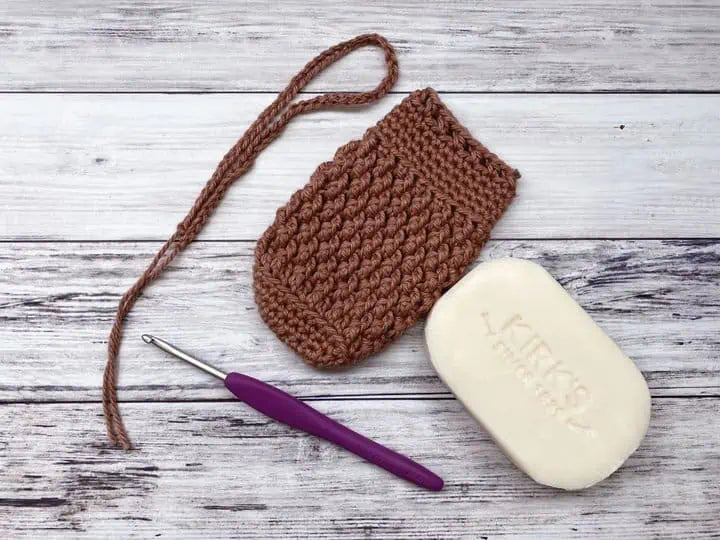 Textured Crochet Soap Saver