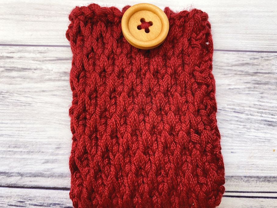 Easy Knit Gift Card Holder