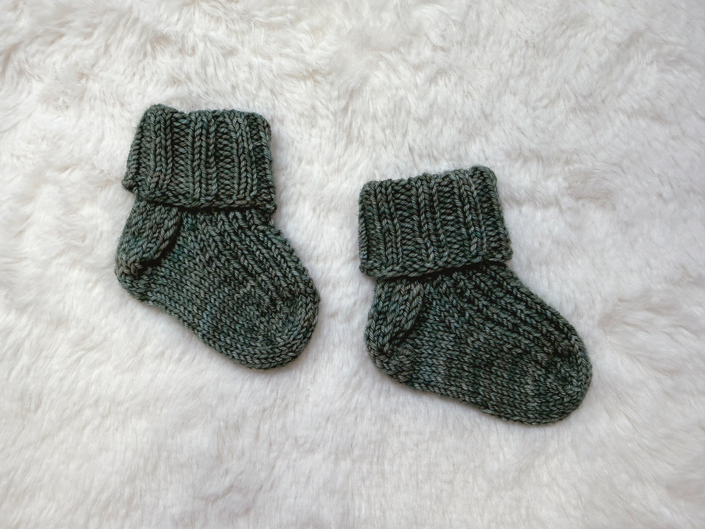 Textured Ribbed Knit Baby Socks