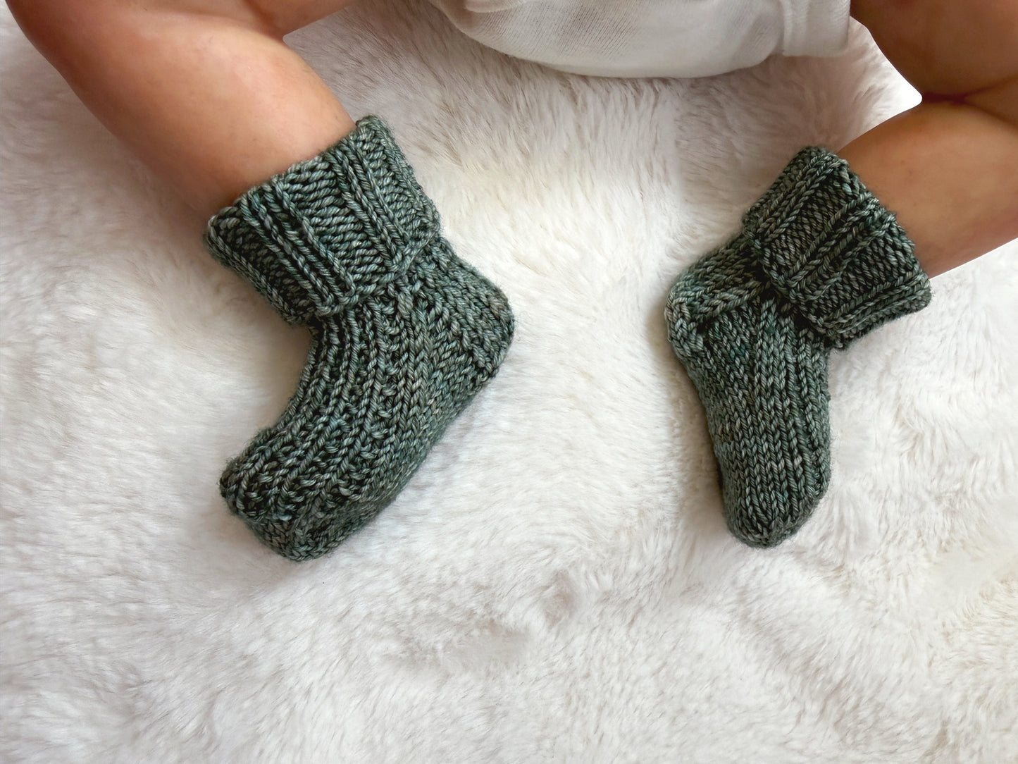 Textured Ribbed Knit Baby Socks