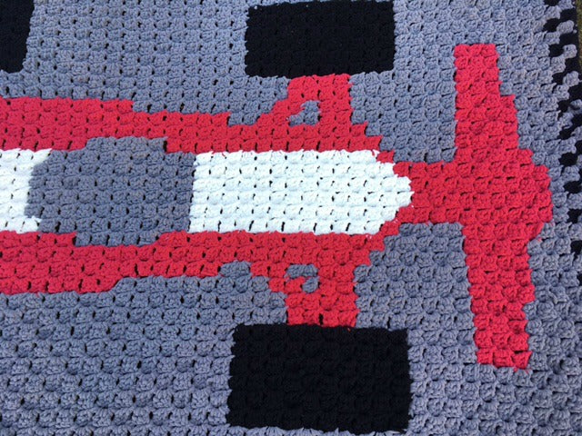 C2C Race Car Blanket