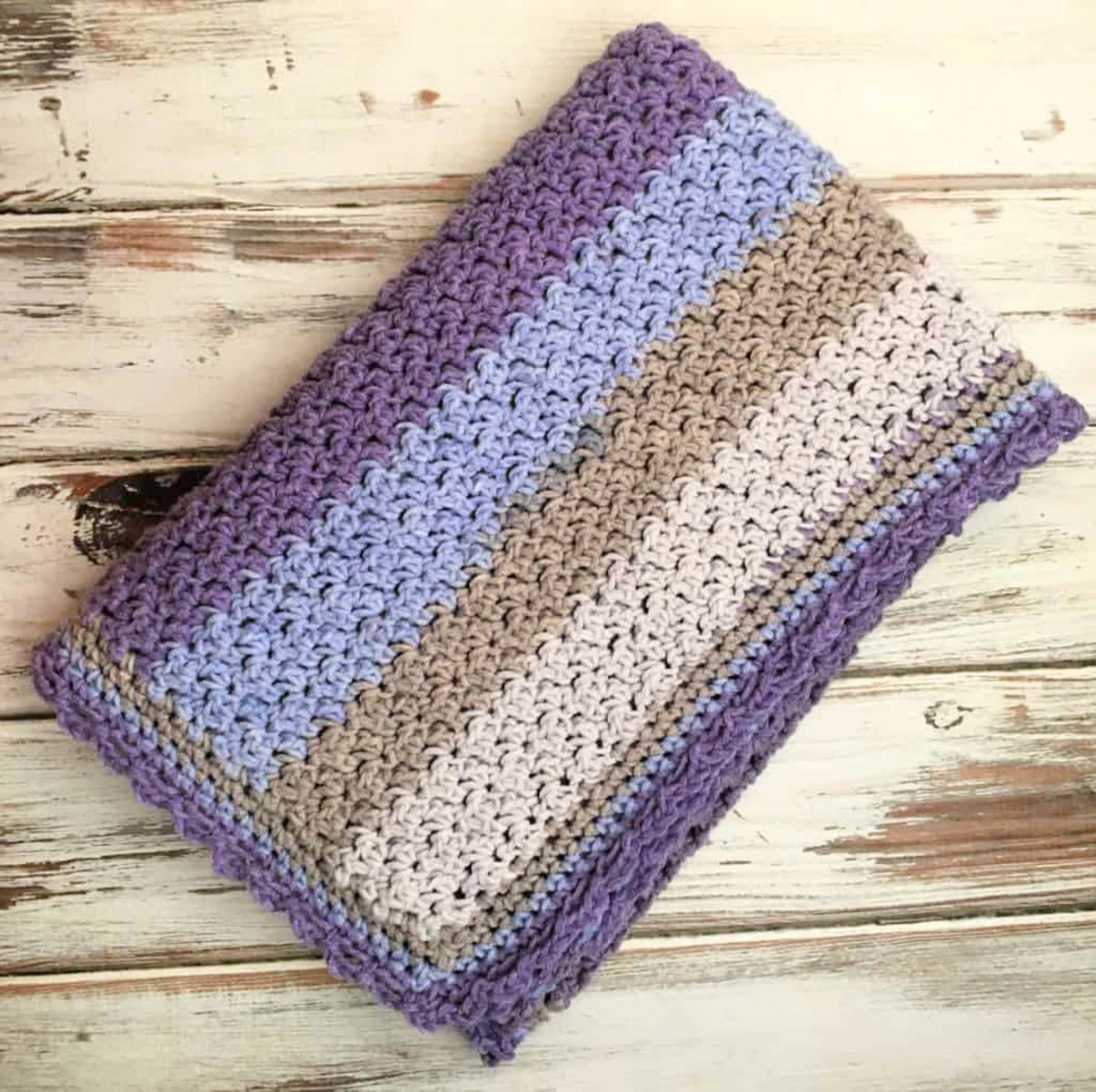 Amethyst Sky Baby Blanket Love.Life.Yarn