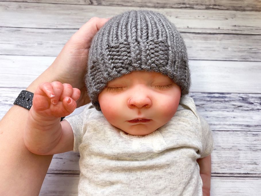 Basic Knit Baby Hat