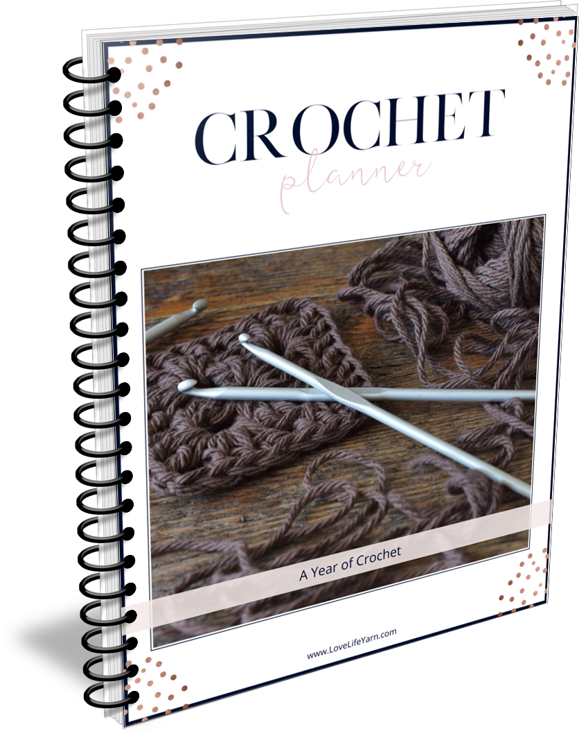 Rose Gold Crochet Life Planner
