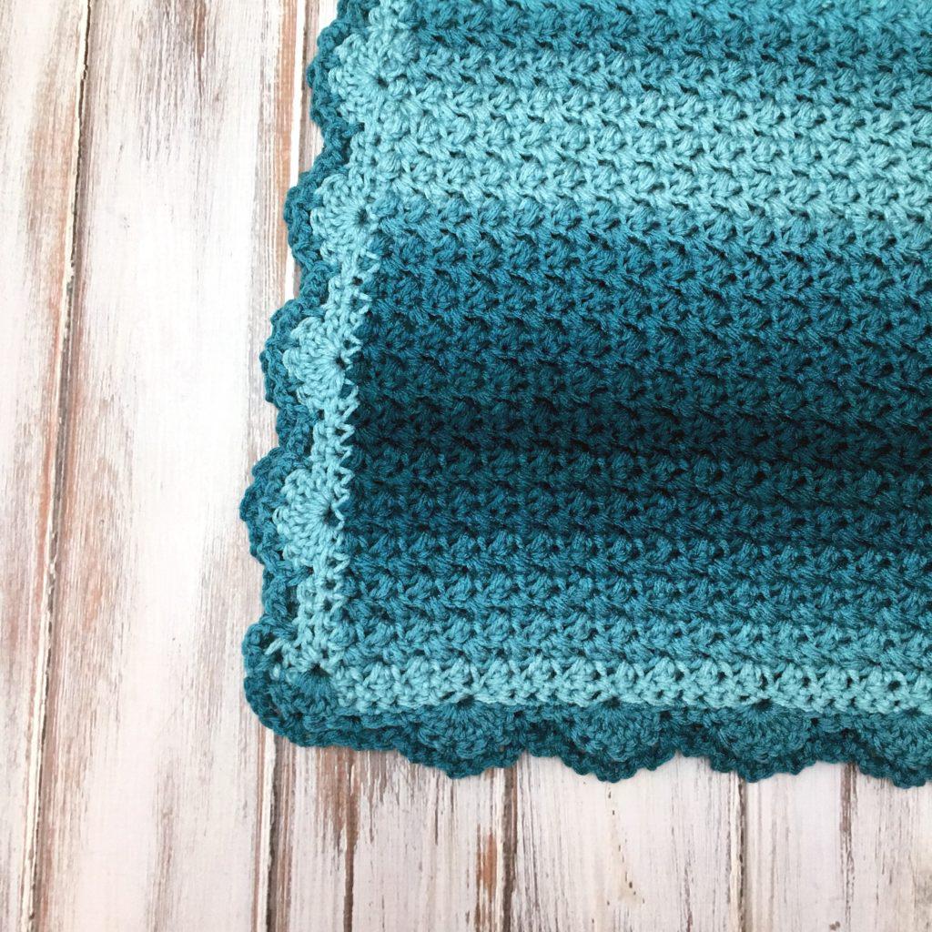 Easy ombre baby discount blanket