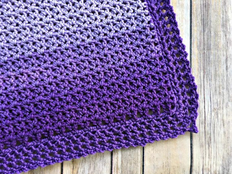 Easy Ombre Baby Blanket Love.Life.Yarn