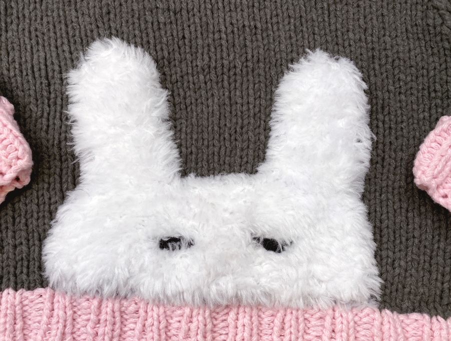 Sleepy Bunny Baby Knit Sweater